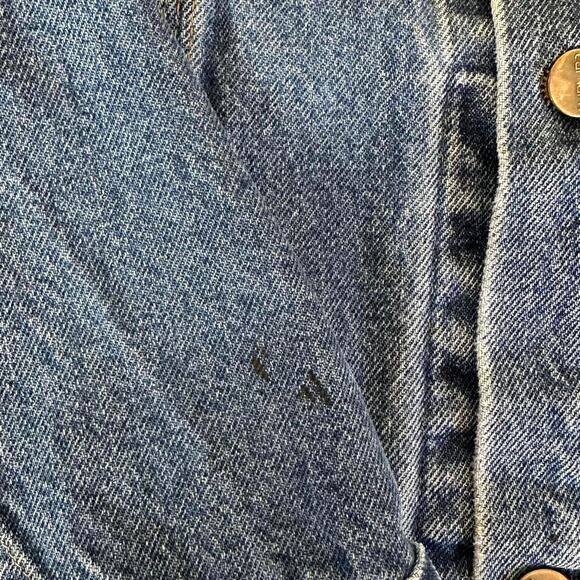 vintage carhartt button up jean jacket - Picture 5 of 8